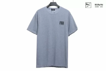 Balenciaga FBI T-shirt Grey