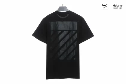 OFFWHITE DIAGONAL TAB SLIM T-SHIRT