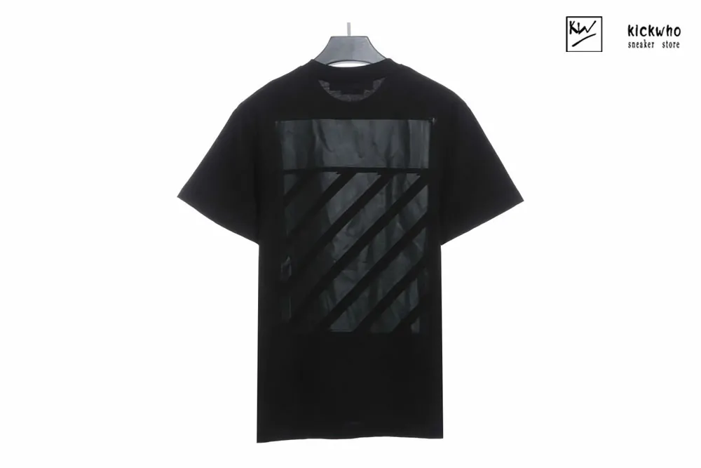 OFFWHITE DIAGONAL TAB SLIM T-SHIRT