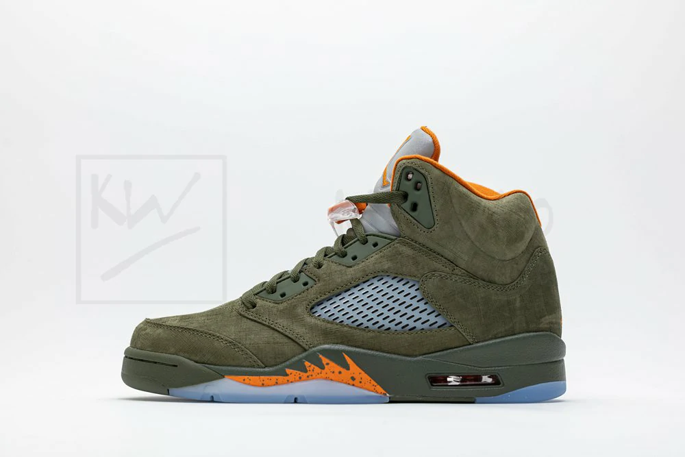 Godkiller Air Jordan 5 Retro 'Olive' 2024 - Image 2
