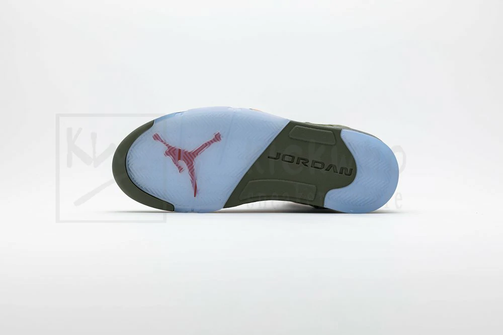 Godkiller Air Jordan 5 Retro 'Olive' 2024 - Image 3