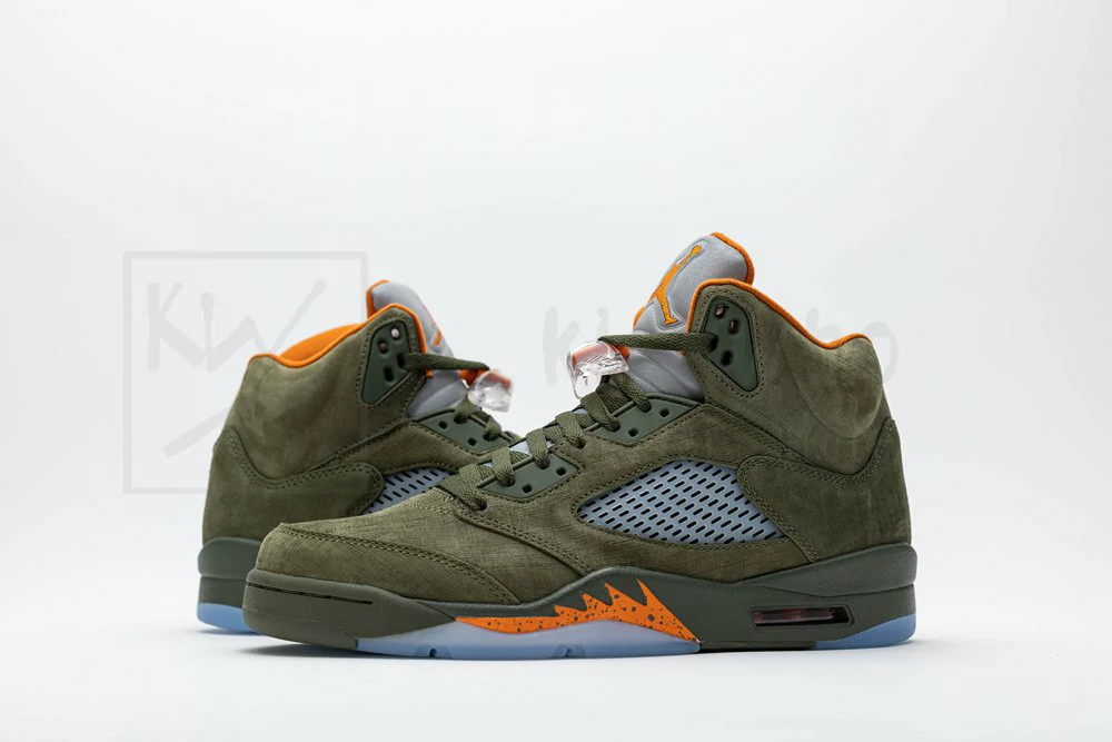 Godkiller Air Jordan 5 Retro 'Olive' 2024 - Image 5