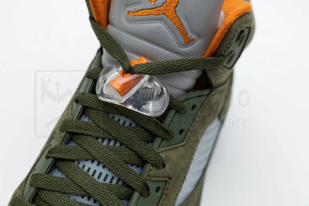 Godkiller Air Jordan 5 Retro 'Olive' 2024 - Image 9