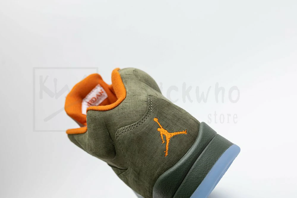 Godkiller Air Jordan 5 Retro 'Olive' 2024 - Image 10