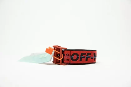 Off-white Industrial Belt Red