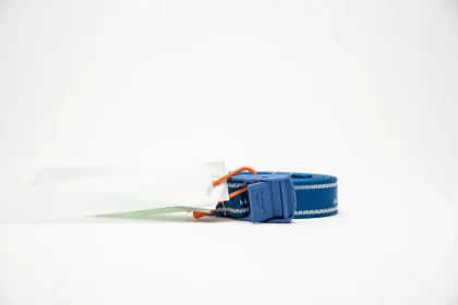 Off-white Industrial Belt Dark Blue