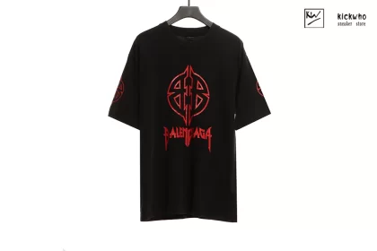 Balenciaga BB Printing T-shirt Black