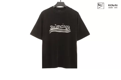 Balenciaga Damaged Cola T-shirt Carbon Soot