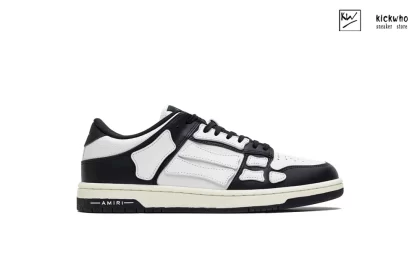 Amiri Skel Top Low Black White