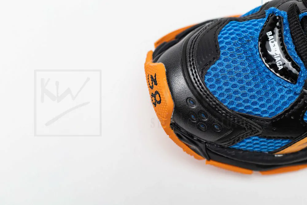 Balenciaga Runner Sneaker Blue Orange - Image 10