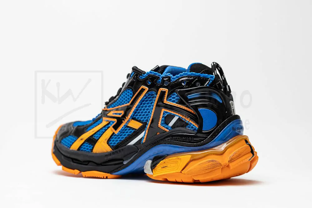 Balenciaga Runner Sneaker Blue Orange - Image 14