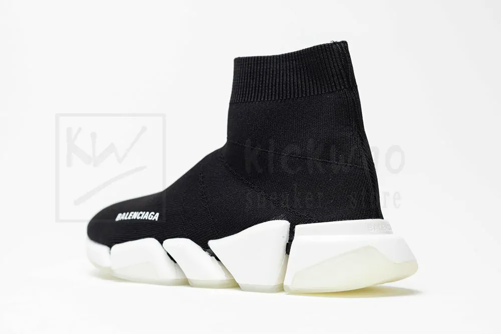 Balenciaga Wmns Speed 2.0 Sneaker 'Black White' - Image 14