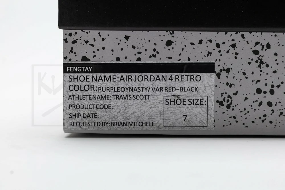 Air Jordan 4 x Travis Scott Purple - Image 16