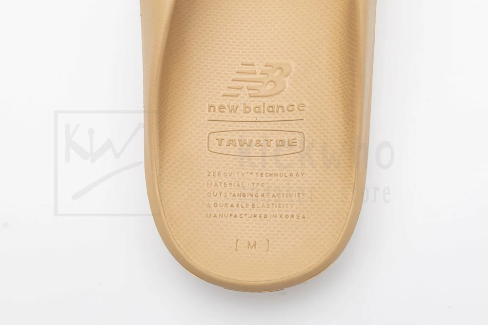 Taw & Toe x New Balance Slipper Apricot - Image 17