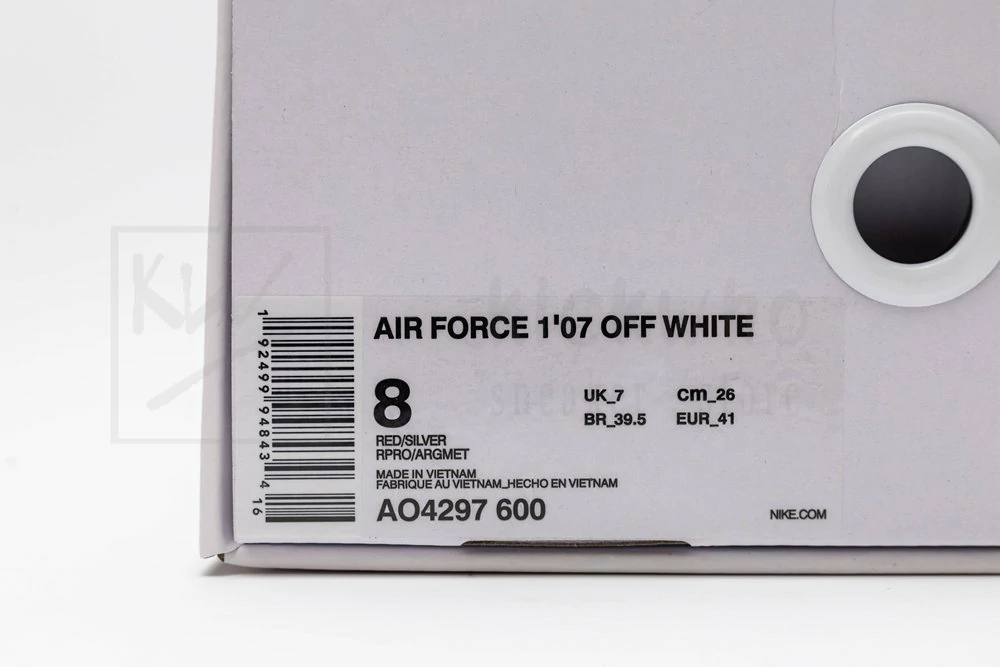 Off-White x Air Force 1 Low Red - Image 19