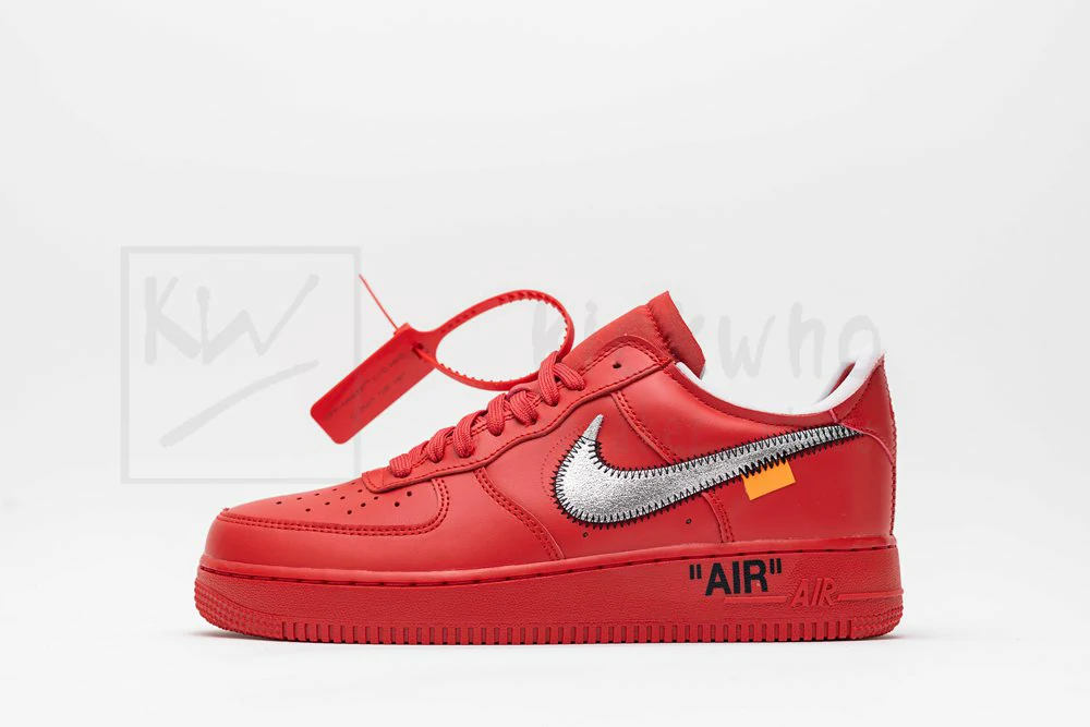 Off-White x Air Force 1 Low Red - Image 2