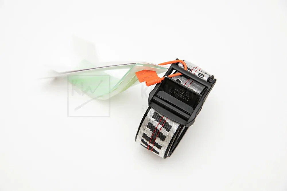 Off-white Industrial Belt Light Grey/Black - Image 2