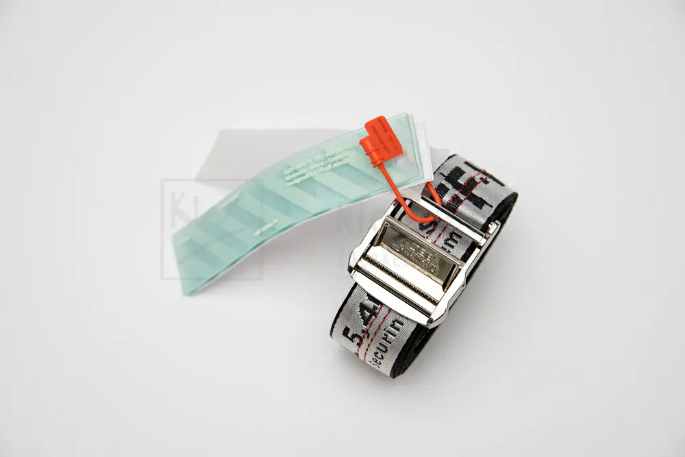 Off-white Industrial Belt Light Grey - Image 2