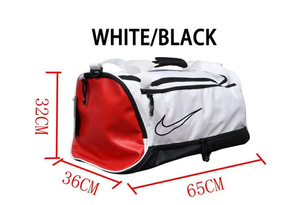 Nike Duffle Bag White - Image 2