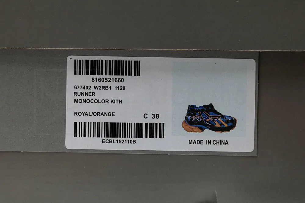 Balenciaga Runner Sneaker Blue Orange - Image 20
