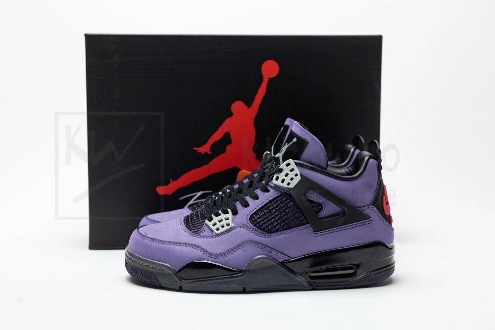 Air Jordan 4 x Travis Scott Purple - Image 4