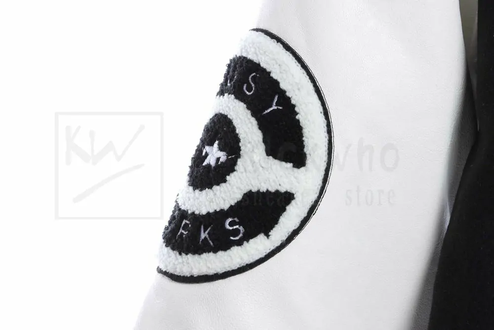 Bape Logo Baseball Jacket - Image 4