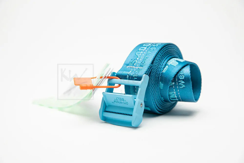 Off-white Industrial Belt Blue - Image 4