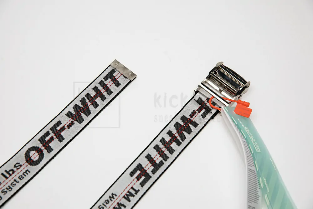 Off-white Industrial Belt Light Grey - Image 4