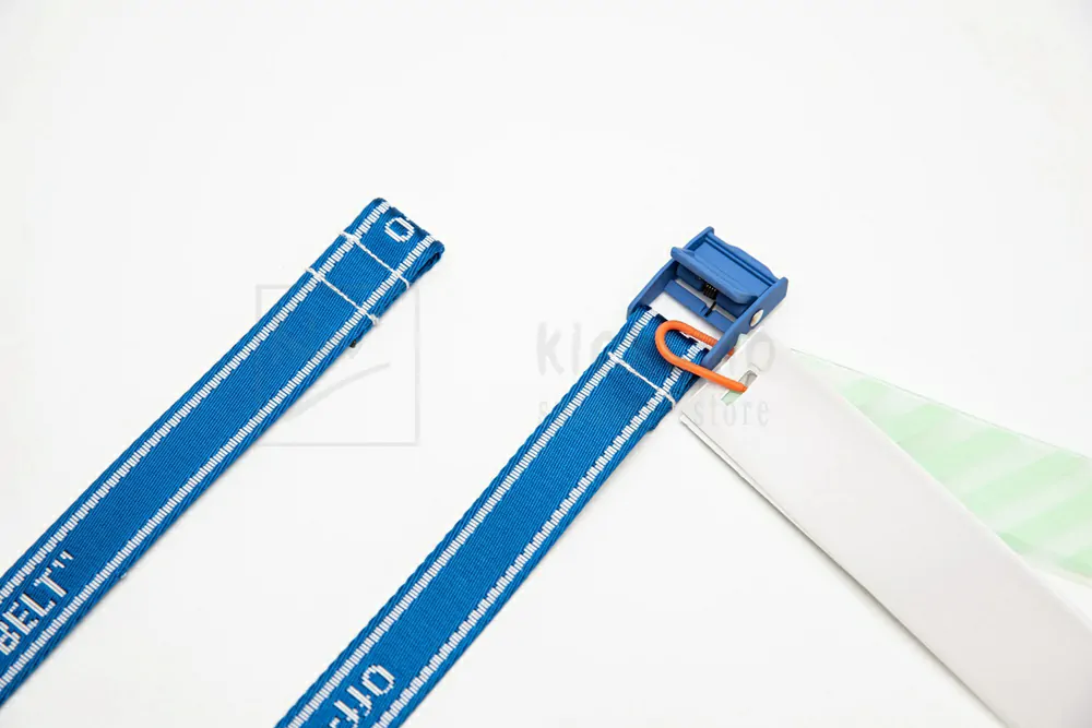 Off-white Industrial Belt Dark Blue - Image 4