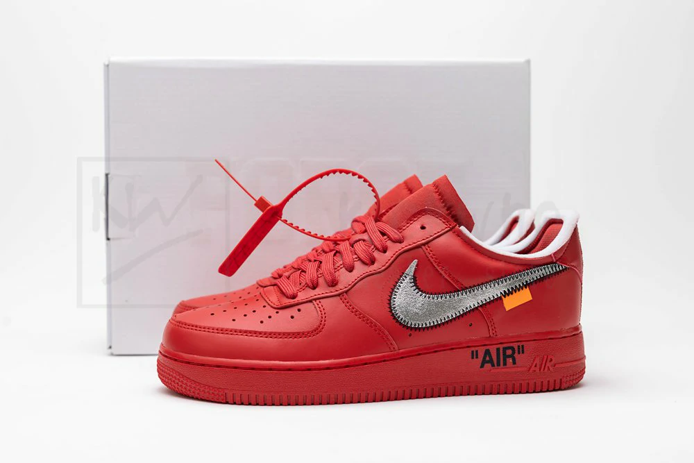Off-White x Air Force 1 Low Red - Image 5
