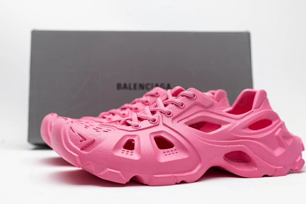 Balenciaga HD Lace Up Pink - Image 5