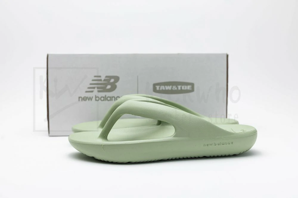 Taw & Toe x New Balance Slipper Avocado Green - Image 5