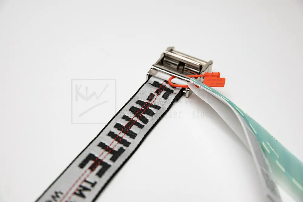 Off-white Industrial Belt Light Grey - Image 5