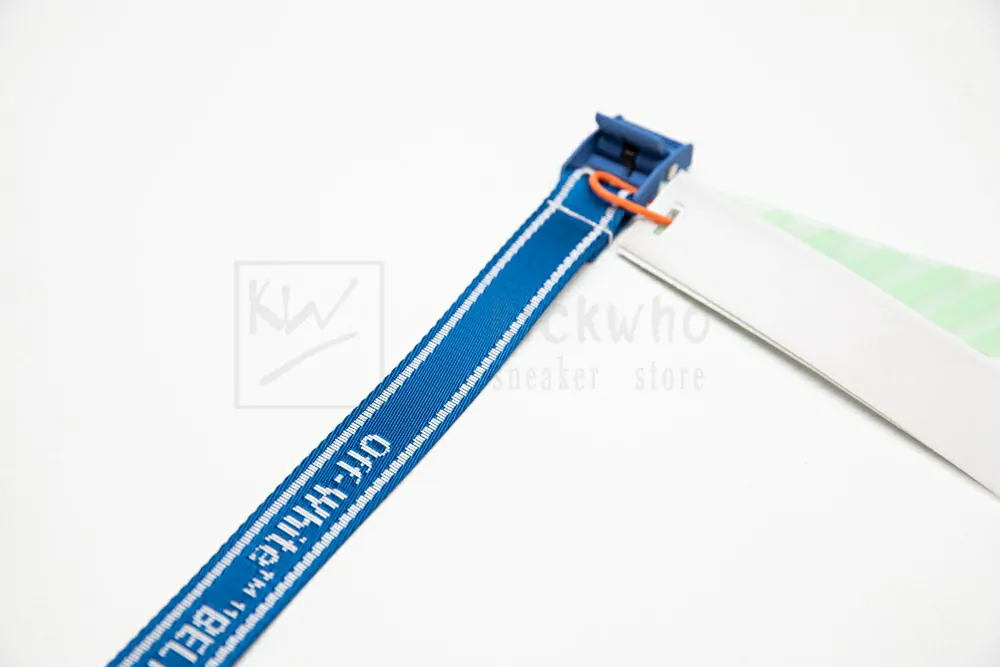 Off-white Industrial Belt Dark Blue - Image 5