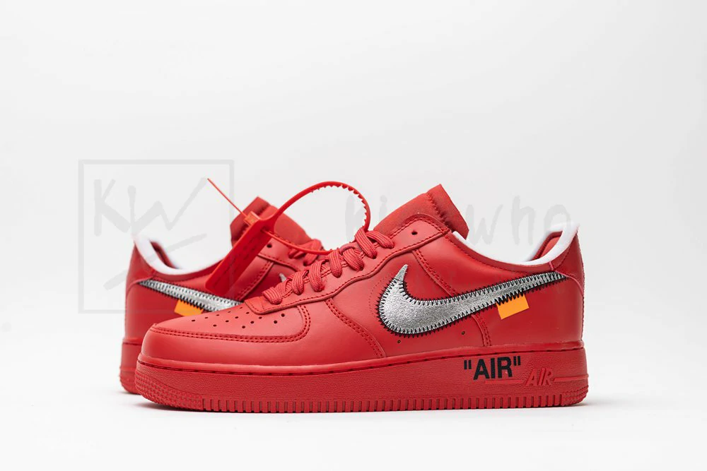 Off-White x Air Force 1 Low Red - Image 6