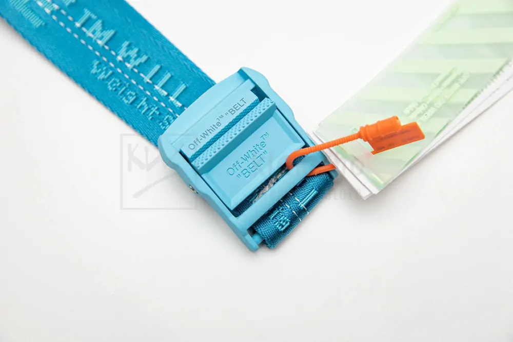 Off-white Industrial Belt Blue - Image 6