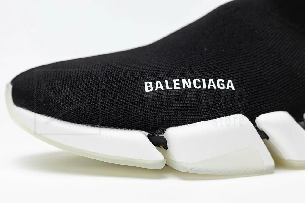 Balenciaga Wmns Speed 2.0 Sneaker 'Black White' - Image 8