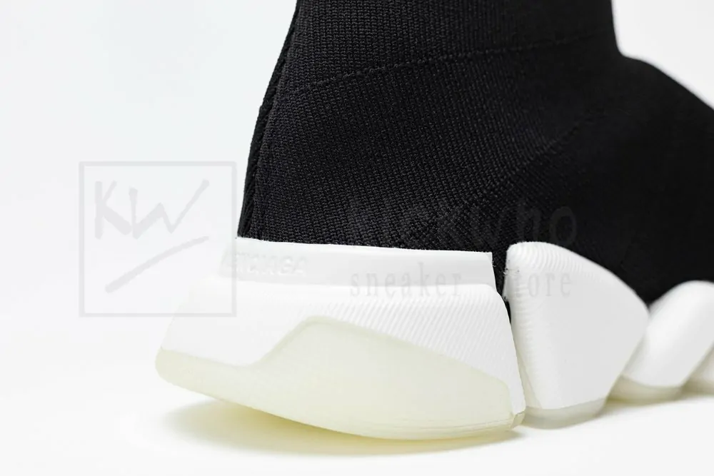 Balenciaga Wmns Speed 2.0 Sneaker 'Black White' - Image 9