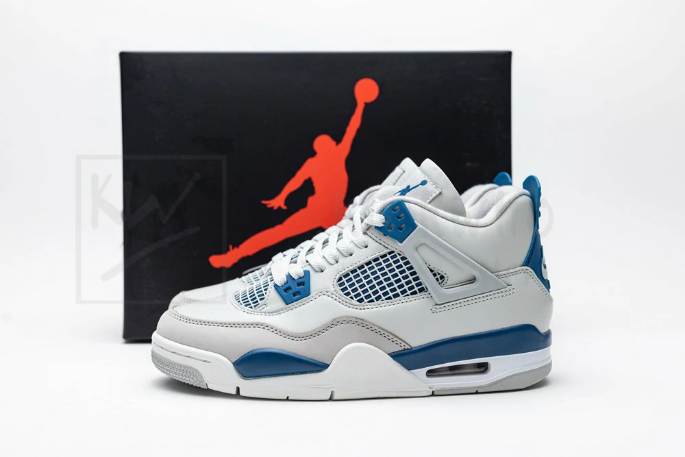 Air Jordan 4 Retro GS 'Military Blue' 2024 - Image 5