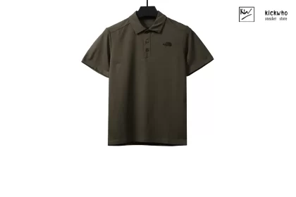 TNF Minimalist logo POLO Grayish green