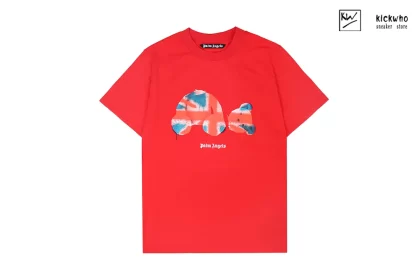 Palm Angels Guillotine Bear T-Shirt Red