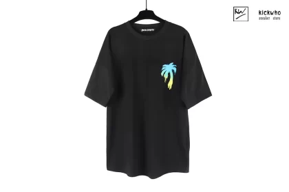 Palm Angels Graffiti Coconut Tree T-Shirt Black