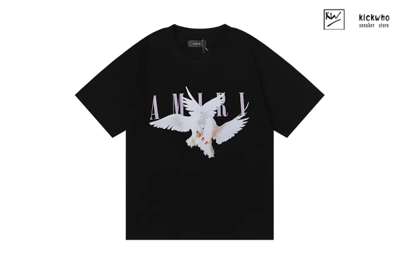Amiri Peace Dove Print T-Shirt Black