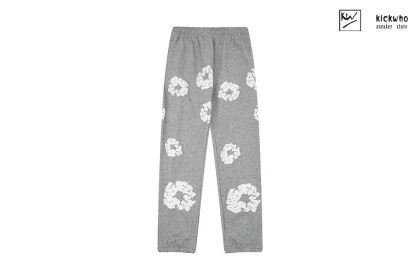 DENIM TEARS Printing Suit Pants Grey