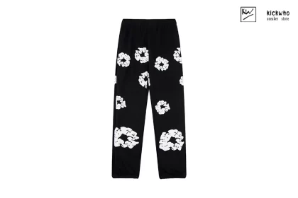 DENIM TEARS Printing Suit Pants Black