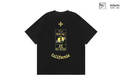 Anti Social Social Club Rainbow Lines T-Shirt Black
