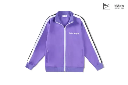 Palm Angels Side Striped Suit Jacket Purple