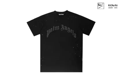 Palm Angels Splashink T-Shirt Black