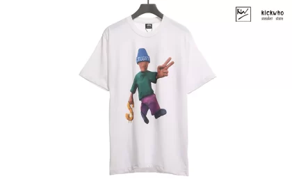 Stussy image T-shirt White