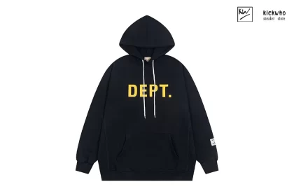 GALLERY DEPT Logo Basic Hoodie Black
